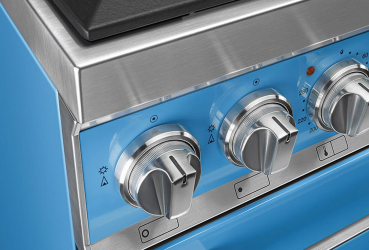 SMEG CPF 120 IGMPTD Kochzentrum Türkisblau